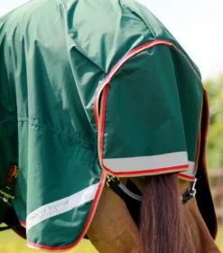 Premier Equine Buster Zero Turnout Rug With Classic Neck Cover Green -Equestrian Supply Store Buster Zero Turnout Rug Green 6