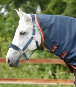 Premier Equine Buster Zero Turnout Rug With Classic Neck Cover Navy -Equestrian Supply Store Buster Zero Turnout Rug Navy 3