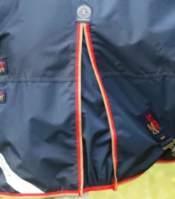 Premier Equine Buster Zero Turnout Rug With Classic Neck Cover Navy -Equestrian Supply Store Buster Zero Turnout Rug Navy 4