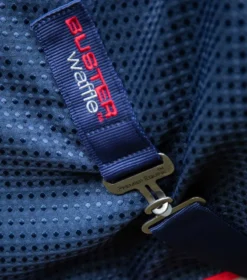 Premier Equine Buster Waffle Horse Cooler Rug Navy -Equestrian Supply Store Buster waffle cooler navy 5