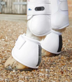 Premier Equine Carbon Tech Kevlar No-Turn Over Reach Boots White -Equestrian Supply Store Carbon Tech Kevlar No Turn Over Reach Boots White 2