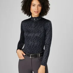 LeMieux Fleur Baselayer Navy 16 LeMieux Fleur Baselayer Navy -Equestrian Supply Store CoDVEQAQ