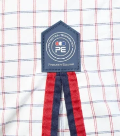 Premier Equine Combo Cotton Sheet Red Check -Equestrian Supply Store Combo Cotton Stable Sheet Red Check 4