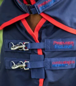 Premier Equine Combo Horse Stable Sheet Navy -Equestrian Supply Store Combo Stable Sheet 4