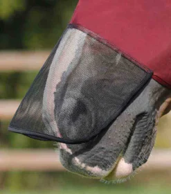 Premier Equine Comfort Tech Xtra Lycra Fly Mask Wine -Equestrian Supply Store Comfort Tech Lycra Fly Mask Wine 6 2