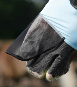 Premier Equine Comfort Tech Xtra Lycra Fly Mask Blue -Equestrian Supply Store Comfort Tech Xtra Lycra Fly Mask Blue 6