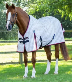 Premier Equine Cotton Sheet Red Check