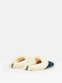 Joules Women's Slippet Luxe Mule Slipper - French Navy -Equestrian Supply Store D01657s2