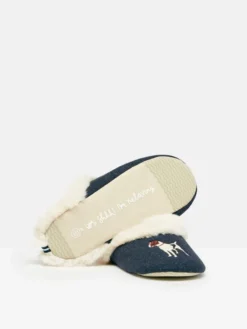 Joules Women's Slippet Luxe Mule Slipper - French Navy -Equestrian Supply Store D01657s4