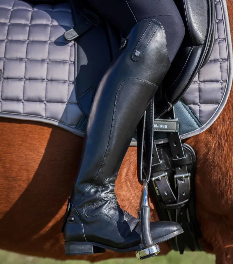 Premier Equine Dellucci Ladies Long Leather Field Riding Boot Black 4 Premier Equine Dellucci Ladies Long Leather Field Riding Boot Black - Image 2