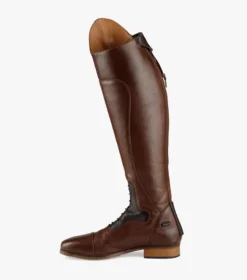Premier Equine Dellucci Ladies Long Leather Field Riding Boot Brown -Equestrian Supply Store Dellucci Ladies Long Leather Riding Boot Brown 4
