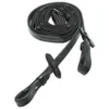 JHL Anti-Slip Reins In Black -Equestrian Supply Store EQUINE JHL U AntiSlipReins Black