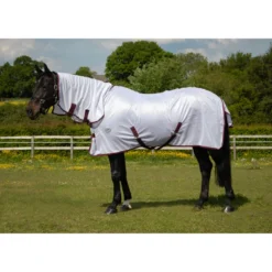 JHL Essential Fly Combo Rug In White/Burgundy