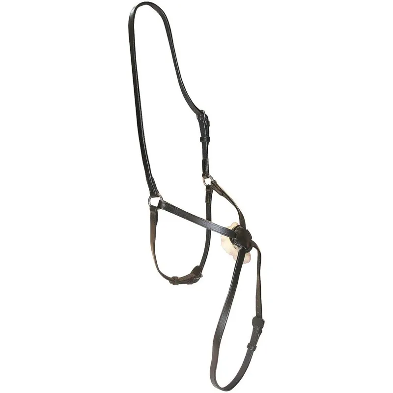 JHL Mexican Grackle Noseband In Brown 3 JHL Mexican Grackle Noseband In Brown
