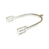JHL Pro Steel Short Bobble Neck 15mm Spurs In Silver -Equestrian Supply Store EQUINE JHL U ProSteelBobbleNeckSpurs 15mm Silver
