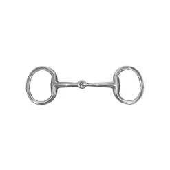 JHL Pro Steel Eggbutt Snaffle In Silver