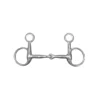 JHL Pro Steel Hanging Mouth Filet Baucher Snaffle Bit In Silver -Equestrian Supply Store EQUINE JHL U ProSteelHangingMouthFiletBaucherSnaffleBit Silver