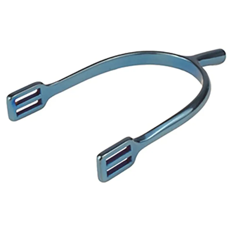 JHL Pro Steel Prince Of Wales Womens Spurs In Metallic Royal Blue 3 JHL Pro Steel Prince Of Wales Womens Spurs In Metallic Royal Blue