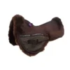 KM Elite High Wither Half Pad In Brown/Brown