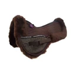 KM Elite High Wither Half Pad In Brown/Brown