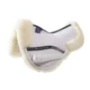 KM Elite High Wither Half Pad In White/Natural