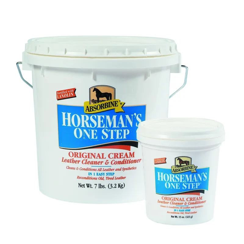 KM Elite Horseman's One Step Leather Cleaner And Conditioner In White 3 KM Elite Horseman's One Step Leather Cleaner And Conditioner In White