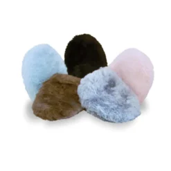 KM Elite Lambswool Grooming Mitt In Grey