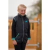 Mark Todd Kids Quilted Gilet In Navy/Aqua 1 Mark Todd Kids Quilted Gilet In Navy/Aqua -Equestrian Supply Store EQUINE MarkTodd K QuiltedGilet NavyAqua