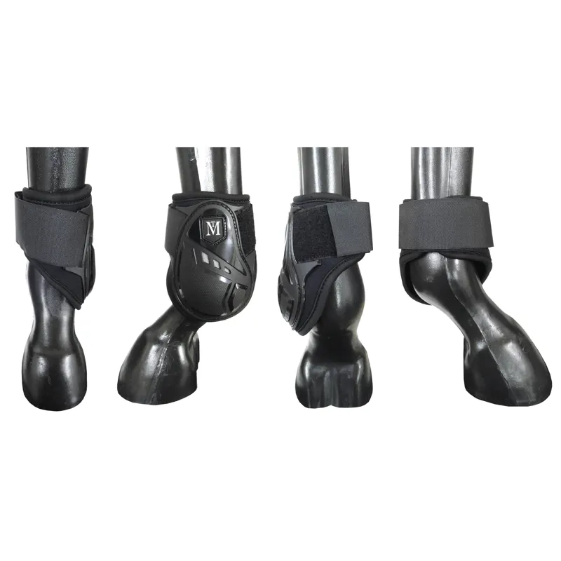 Mark Todd Air Vent Young Horse Fetlock Boot In Black 3 Mark Todd Air Vent Young Horse Fetlock Boot In Black