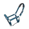 Mark Todd Deluxe Padded Headcollar W/Lead Rope In Navy/Petrol 2 Mark Todd Deluxe Padded Headcollar W/Lead Rope In Navy/Petrol -Equestrian Supply Store EQUINE MarkTodd U DeluxePaddedHeadcollar wLeadRope NavyPetrol