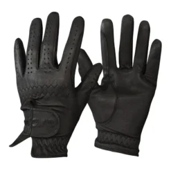 Mark Todd Adult Leather Riding/Show Gloves In Black