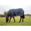 Mark Todd Mediumweight Combo Turnout Rug In Navy/Orange/Beige Plaid 1 Mark Todd Mediumweight Combo Turnout Rug In Navy/Orange/Beige Plaid -Equestrian Supply Store EQUINE MarkTodd U MediumweightComboTurnoutRug NavyOrangeBeigePlaid