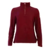 Mark Todd Womens Half Zip Fleece Top In Burgundy 2 Mark Todd Womens Half Zip Fleece Top In Burgundy -Equestrian Supply Store EQUINE MarkTodd W HalfZipFleece Burgundy