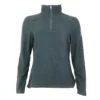 Mark Todd Womens Half Zip Fleece Top In Grey -Equestrian Supply Store EQUINE MarkTodd W HalfZipFleece Grey