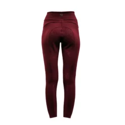Mark Todd Winter Riding Leggings In Burgundy -Equestrian Supply Store EQUINE MarkTodd W WinterRidingLeggings Burgundy2