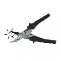 Stablekit Plastic Handles Leather Hole Punch In Black