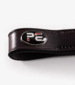 Premier Equine Elaborare Shaped Diamante Browband Brown -Equestrian Supply Store Elaborare Shaped Diamante Browband Brown Leather 4