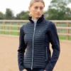Premier Equine Elena Ladies Hybrid Technical Riding Jacket Navy -Equestrian Supply Store Elena Ladies Hybrid Technical Riding Jacket Navy 1