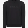 LeMieux Mens Elite Crew Sweatshirt Black -Equestrian Supply Store Elite20Mens20Sweater20Black