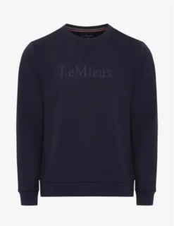 LeMieux Mens Elite Crew Sweatshirt Navy