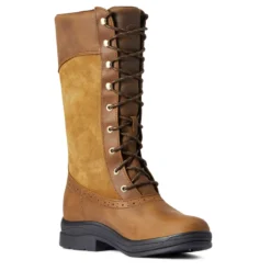 Ariat Women's Wythburn Waterproof Boot Weathered Brown -Equestrian Supply Store F20 WMS ENGL 10033989 medial