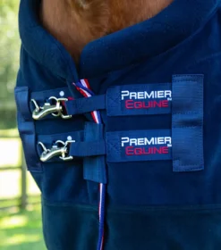 Premier Equine Buster Fleece Cooler Rug - Vecto Edition Navy -Equestrian Supply Store Fleece Coolers New Buster Fleece Cooler 3