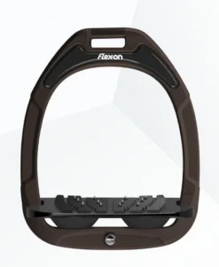 Flex-On Green Composite Stirrups - Brown IUG Black/Black