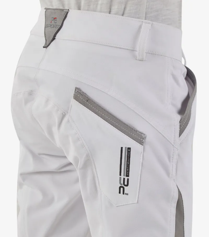 Premier Equine Gando Boys Gel Knee Riding Breeches White 7 Premier Equine Gando Boys Gel Knee Riding Breeches White - Image 5