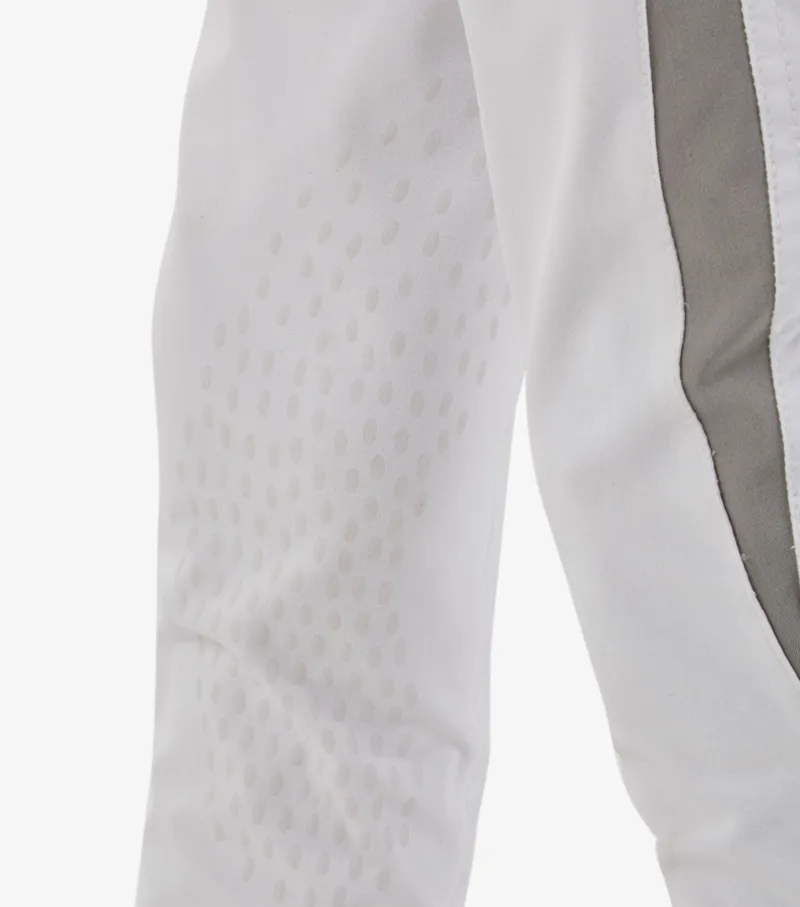 Premier Equine Gando Boys Gel Knee Riding Breeches White 8 Premier Equine Gando Boys Gel Knee Riding Breeches White - Image 6