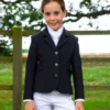 Premier Equine Hagen Girls Competition Jacket Black 1 Premier Equine Hagen Girls Competition Jacket Black -Equestrian Supply Store Hagen20Black201