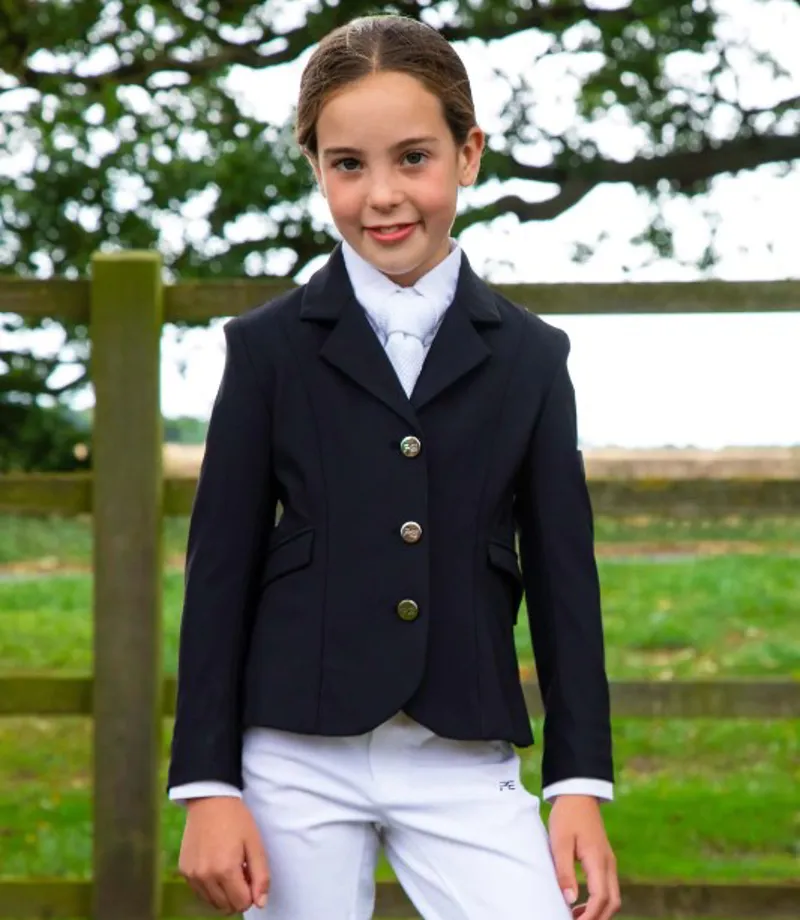 Premier Equine Hagen Girls Competition Jacket Black 3 Premier Equine Hagen Girls Competition Jacket Black