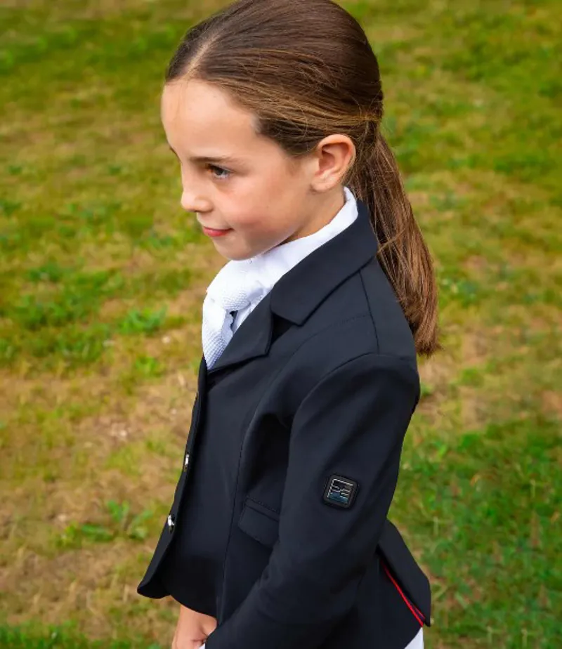 Premier Equine Hagen Girls Competition Jacket Black 4 Premier Equine Hagen Girls Competition Jacket Black - Image 2