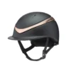 Charles Owen Halo Hat With MIPS - Black/Rose Gold 2 Charles Owen Halo Hat With MIPS - Black/Rose Gold -Equestrian Supply Store Halo20Black Rose20Gold201