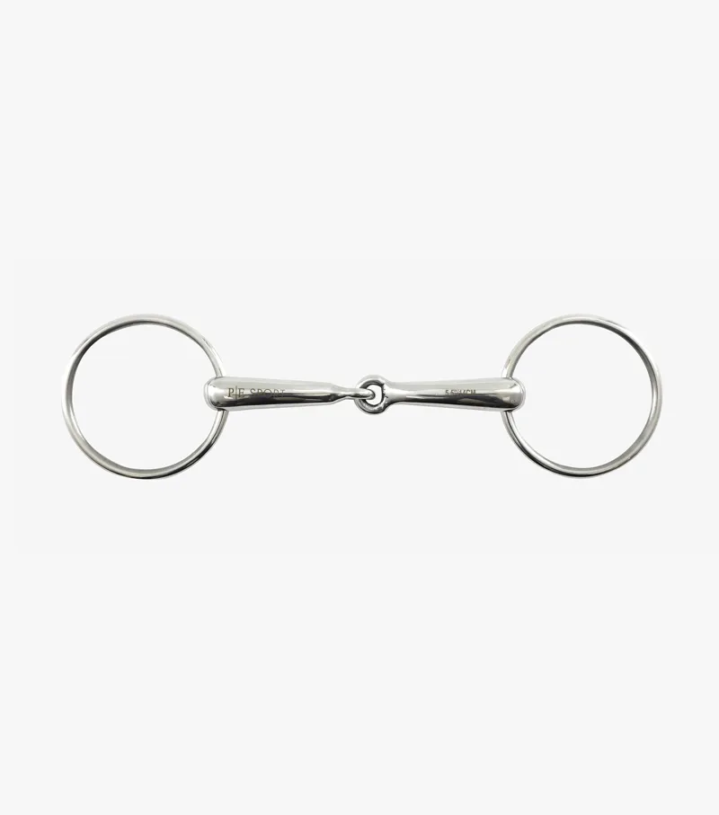 Premier Equine Hollow Mouth Race Snaffle Bit - 75mm Rings 3 Premier Equine Hollow Mouth Race Snaffle Bit - 75mm Rings